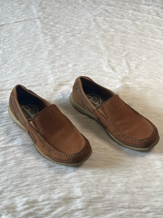 Clarks | Allston Free | Men\'s Slip-On Leather Loafers in Brown main image 7